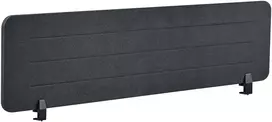 Beliani Rašomojo stalo pertvara ZIGGY 160 x 40 cm tamsiai pilka