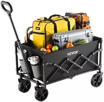 Sulankstomas vežimėlis 120 L apkrova 102 kg lauko darbams