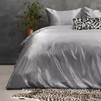 Sleeptime dirbtinio šilko patalynės komplektas Beauty Skin Care – sidabro spalva (200x220)