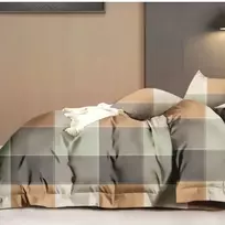 Deluxe medvilnės patalynės komplektas ŽAISMINGA DIENA, 4 dalių, 200x220 cm