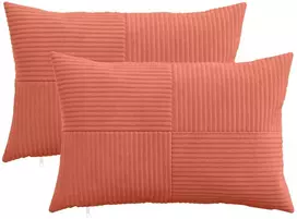 Pagalvėlės užvalkalas 2 pcs ALMELO Raudona oranžinė 50 x 70 cm