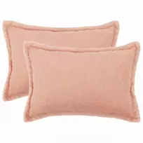 Pagalvėlės užvalkalas 2 pcs HOUTEN Rožinė 50 x 75 cm Bouclé
