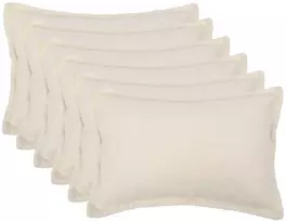 Pagalvėlės užvalkalas 6 pcs HOUTEN Kreminė 50 x 80 cm Bouclé