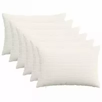 Pagalvėlės užvalkalas 6 pcs HEERLEN Kreminė 50 x 75 cm