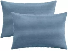 Pagalvėlės užvalkalas 2 pcs HEERLEN Mėlyna 50 x 75 cm mančester