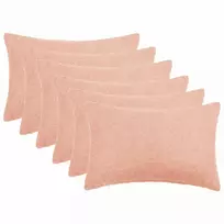 Pagalvėlės užvalkalas 6 pcs HEERLEN Rožinė 50 x 80 cm Bouclé