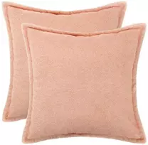 Pagalvėlės užvalkalas 2 pcs HOUTEN Rožinė 50 x 50 cm Bouclé