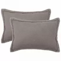 Pagalvėlės užvalkalas 2 pcs HOUTEN Šviesiai pilka 50 x 70 cm
