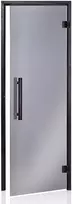 Andres Glass Solutions AD stiklinės pirties durys, Juodas rėmas, 90 x 190, Pilka