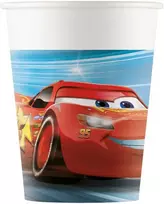 Globos Europe Bv Disney Cars Pergalė Mano Popieriniai puodeliai 8 vnt. 200 ml FSC