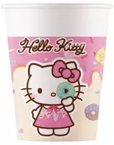Globos Europe Bv Hello Kitty Kuromi popieriniai puodeliai, 8 vnt., 200 ml