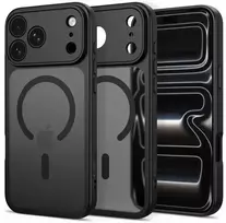Tech-Protect BasicMag MagSafe dėklas, skirtas iPhone 17 Pro Max / 18 Pro Max – matinis juodas