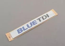 VAG Naujas originalus VW MĖLYNAS TDI galinis bagažinės ženklelis emblema mėlyna chromu 3C0853675BQWWS OEM