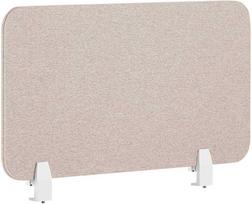 Beliani Rašomojo stalo pertvara WALLY 80 x 40 cm, smėlio spalvos