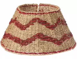 Beliani Kalėdų eglutės stovas HIVER jūržolių raudonas 43 cm