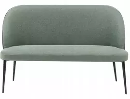 Sofa Beliani 2 vietų valgomojo suoliukas OSBY šviesiai žalias