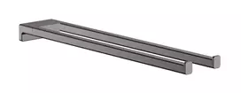 Hansgrohe AddStoris - Dvigubas rankšluosčių džiovintuvas, ilgis: 45 cm, šlifuoto juodo chromo spalvos 41770340