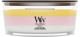 Žvakė, aromatinė WoodWick Floral Blossoms, 40 - 65 h, 453 g, įvairių spalvų