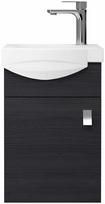 Vonios spintelė su praustuvu Riva SA40-11, woodflow ash sp., 21.4 cm x 36.8 cm x 55 cm