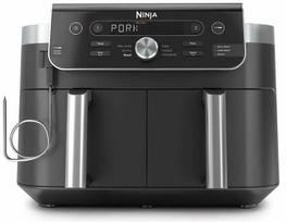 Karšto oro gruzdintuvė Ninja Dual Zone XL DZ950EU, pilka sp., 2470 W, 9.5 l
