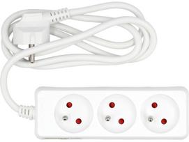 Buitinis ilgintuvas Vorel, 72500, 3 x 1 mm², 1.5 m, IP20, 3 lizdų