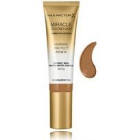 Max Factor Miracle Second Skin Hybrid Foundation SPF20 makiažo pagrindas 30 ml. - 010 Golden Tan