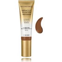 Max Factor Miracle Second Skin Hybrid Foundation SPF20 makiažo pagrindas 30 ml. - 011 Tan Deep