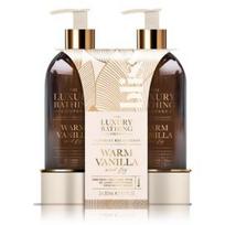 The Luxury Bathing Company Vanilla rinkinys rankoms (rankų muilas 300 ml. + rankų kremas 300 ml.) - 1 vnt.