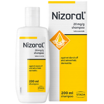Grybelinių infekcinių odos ligų gydymui NIZORAL 20mg/g, 200 ml