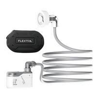 Flextail Max Shower nešiojamasis dušas su dėklu, baltas