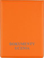 Biurfol dėklas dokumentams, oranžinis, 7.4x10.5 cm