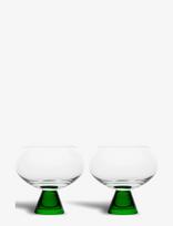 Byon - Glass Indy 2Pcs/Set - Baltojo vyno taurės - Žalia