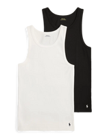 Polo Ralph Lauren - Classic Fit Tank Undershirt 2-Pack - Marškinėliai be rankovių - Juoda