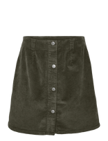 Vero Moda - Vmetta Hr Short Cord Skater Skirt Noos - Trumpas sijonas - Žalia