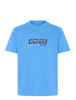 Blend - Bhkasmir S/S Logo Tee - Marškinėliai trumpomis rankovėmis - Mėlyna