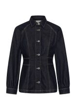 Kaffe - Kaghita Denim Shirt - Džinsiniai marškiniai - Tamsiai mėlyna