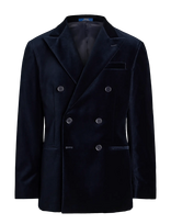Polo Ralph Lauren - Polo Modern Fit Velvet Jacket - Dvieiliai švarkai - Tamsiai mėlyna