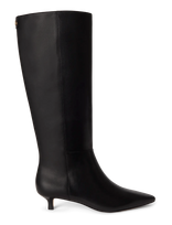 Lauren Ralph Lauren - Francesca Calfskin Tall Boot Heel - Ilgaauliai batai - Juoda