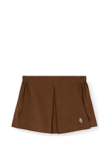 THE ANIMALS OBSERVATORY - Olingo Microcorduroy Kid Skort Brown - Laisvalaikio šortai - Ruda