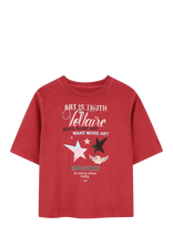 Zadig & Voltaire Kids - Short Sleeves Tee-Shirt - Marškinėliai trumpomis rankovėmis - Raudona
