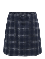 JDY - Jdyfilukka Check Short Skirt Jrs - Trumpas sijonas - Tamsiai mėlyna