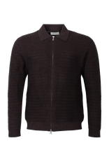 NN.07 - Dixon 8280 Jacket - Megztinis su užtrauktuku - Ruda