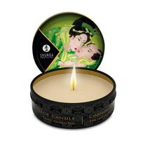 Masažo aliejus - žvakė Green Tea (30 ml)