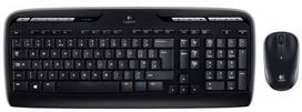 Logitech Mouse and keyboard set 920-003989 / MK330 Black