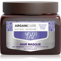 Arganicare Silver Hair Mask plaukų kaukė geltoniems atspalviams neutralizuoti 500 ml