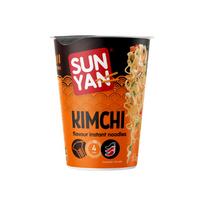 Greitai paruošiami makaronai SUN YAN Kimchi skonio, indelyje, 65g