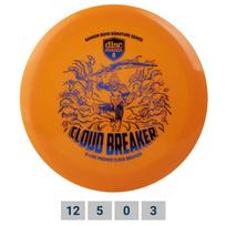 Diskgolfo diskas Distance Driver Q-LINE PREMIER Cloudbreaker Gannon Buhr Signature Orange