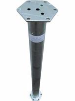 Įsukamo sraigtinio M tipo poliaus prailginimas, 68 x 500 x 120 mm, M12, HDG
