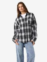 NOISY MAY Moteriški marškiniai ilgomis rankovėmis, NMZOE L/S CHECK SHIRT WVN NOOS