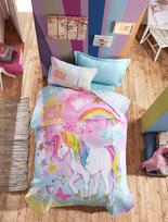 Cotton Box vaikiškas lovatiesės ir patalynės komplektas Dream - Mint, 100x230, 3 dalių